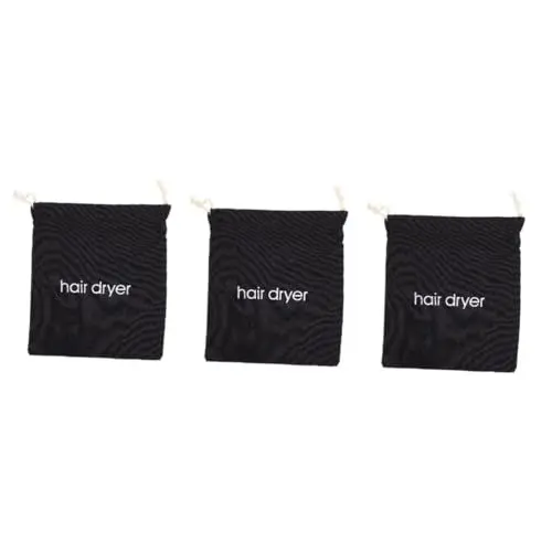 Produktbild: Healeved 3st Fön Aufbewahrungstasche Fönbeutel Mit Kordelzug Föntasche Für Beutel Machen Kleiner Beutel Mit Kordelzug Föhn Kleidersack Fönhalter Tasche Reisetasche Haartrocknertasche Stoff