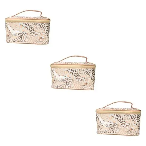 Produktbild: Healeved 3st Großes Schminktäschchen Make-up-behälter Mit Reißverschluss Für Damen Kosmetik Damen-Make-up-Tasche Im Freien Reise-Make-up-Taschen Kulturbeutel Für Damen