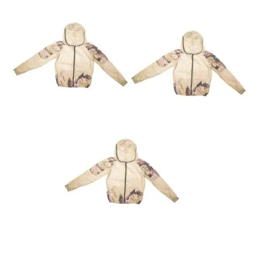 Produktbild: Healeved 3st Moskito-kleidung Insektenschutzkleidung -kleidung Insektensichere Kleidung Dschungel-abenteuer-kostüm Campingkleidung Gittergewebe Green