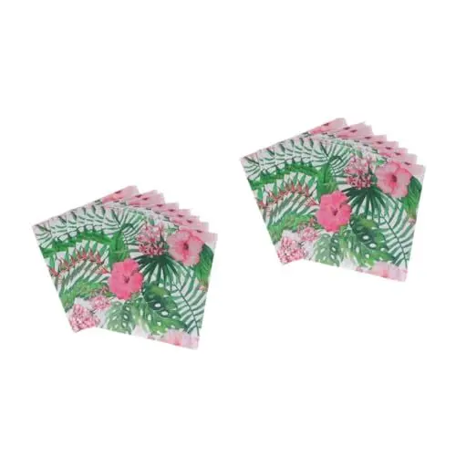 Produktbild: Healeved 40 Stk Servietten Bedrucken Hawaiianische Partyartikel Hawaiianisches Hawaiianische Servietten Tropische Partyserviette Die Sommerdeko Hawaii-servietten Tropische Serviette
