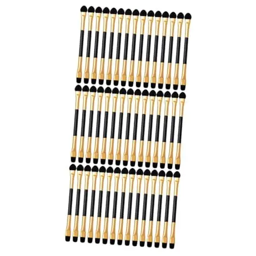 Produktbild: Healeved 45 Stück Lidschattenpinsel Doppelseitiger Make Up Pinsel Lidschatten Make Up Schwamm Make Up Lidschatten Make Up Schwämme Lidschatten Doppelseitiger Kunststoff