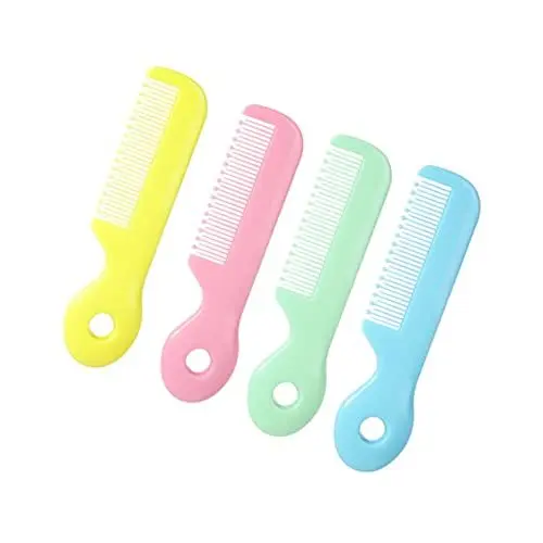 Produktbild: Healeved Baby-haarkamm Kopfhautpflegebürste Für Neugeborene Runde Zähne Haarmassagekamm Sicheres Abs-Material Baby 4er-Set