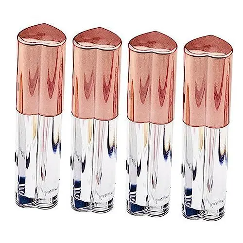Produktbild: Healeved 4stücke Transparente Lippenbalsamtuben Leer Diy-lipglosstuben Durchsichtige Lippenstifttuben Kosmetiktuben Mit Verschlusskappe Für Unterwegs Leere Flaschen Für Lippenbalsam Und