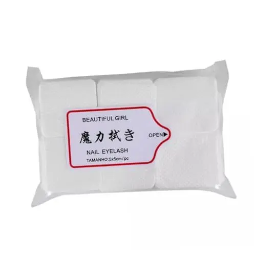 Produktbild: Healeved Tiefenreinigung 540 Blatt Nagel-make-up-entferner-baumwolle Make-up-tuch-baumwolle Nagelöl Wattepads Kleberentfernungswerkzeug Freundlich Weiß
