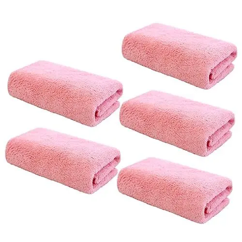 Produktbild: Healeved 5 Stück Gesichtswaschlappen Feine Handtücher Zum Entfernen Von Make-up Und Leicht Zu Waschen