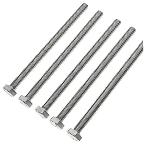 Produktbild: Healeved Sechskantschrauben Aus Edelstahl 304 M8 X 120 Vollgewinde Sechskantschraubensatz Zur Befestigung Von Automöbeln
