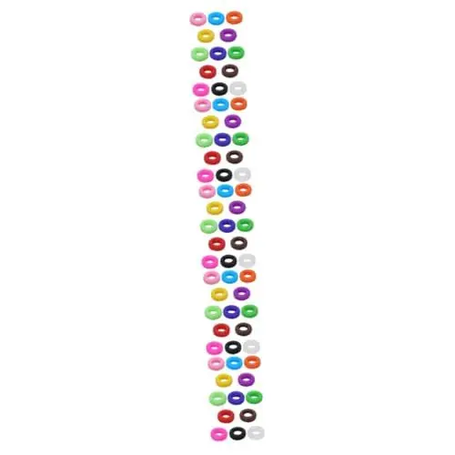 Produktbild: Healeved 5 Sätze 26 Paare Brillenhalter Sonnenbrillengriffe Brillenfixierer Brillen-Ohrhalter rund Brillenuhr Chin Brillenringe Anti-Rutsch-Ohrbügel Ohrbügel für Brillen