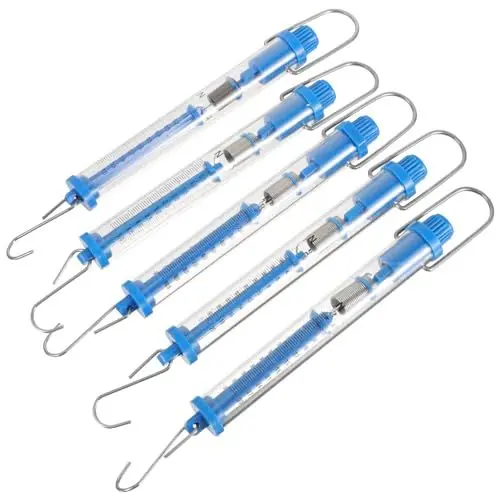 Produktbild: Healeved Federwaage Hängerohrwaage 5 Stück Newton-kraft-federwaage Physiklaborausrüstung Für Lehrmittel