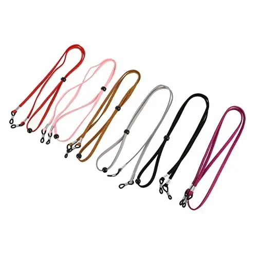 Produktbild: Healeved 6 Stück Lanyards Ohne Brille Riemen Hängekette Für Sportbrillen Rutschfestes Zubehör Für Brillen Robustes Handgestricktes Design