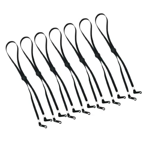 Produktbild: Healeved 7St Maskenseil maskenband maskenclip verstellbares Brillenband Brillenhalter Sonnenbrillenband Gläser maske gesicht Standard-Maskenbrillenbänder Standard Endbrillenbänder Plastik