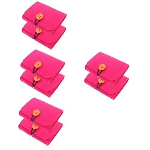 Produktbild: Healeved 8 STK Aufbewahrungsbeutel für ätherische Öle ätherische öle Tasche dufttüten Öltasche Rollerflaschen für ätherische Öle Reise-Organizer-Taschen Tragbarer ätherischer Ölhalter Rosy