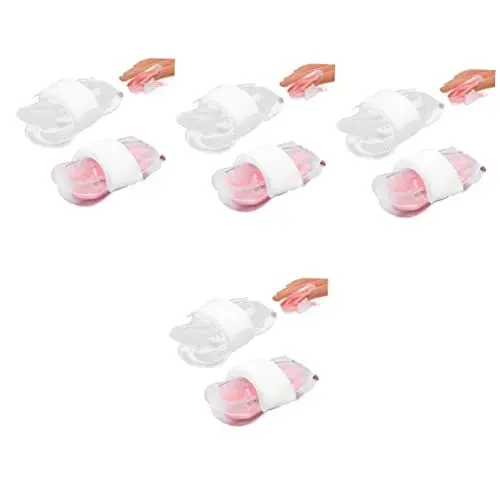 Produktbild: Healeved 8 Stk Gel-Fingerschutz coole Fingermanschette Fingerabdeckung Fingerärmel Fingerschutzzubehör Lippenmaske über Nacht Finger Schutzabdeckung werkzeug Gelenkschutz Finger Ärmel PVC