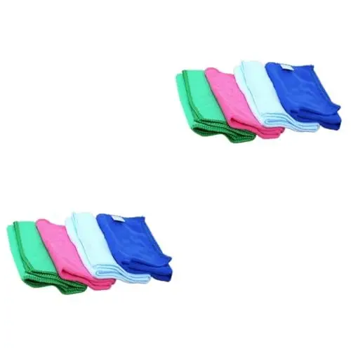 Produktbild: Healeved 8stücke Kreative Absorbierende Reinigungstücher Faserstoff Für Malerei Und Zeichnung Wasserabsorbierende Tücher Zufälligen Farben Für Schule Und Zuhause