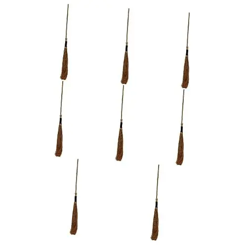 Produktbild: Healeved 8 Stück Stroh Kreativ X Besen Gastgeschenke Lustiger Halloween-Stickhalloween-Dekoration Realistisch Und Haushandwerk Theater Hexenhut Holzornament Zubehör Besen Besenstiel Xcm