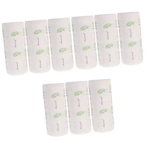 Produktbild: Healeved 9 Rollen Küchenöl-löschpapier Reinigungstuch Reinigungstücher Frittiertes Lebensmittelverpackungspapier Küchentücher Putzlappen Aus Papier Handtuch Papier Zellstoff Protokollieren