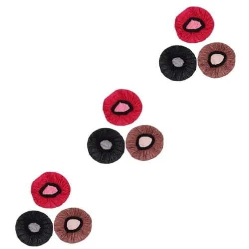 Produktbild: Healeved 3er-sets Elastische Schlafmütze Für Damen Mit Breiter Krempe Nachtschlafhaube Haarschutzkappe Aus Polyester Für Damen 3 Stück * 3