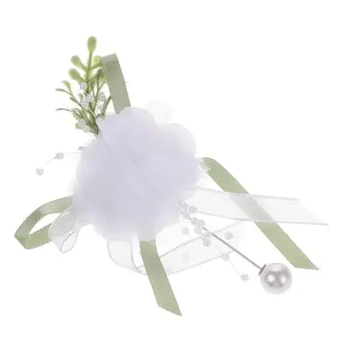 Produktbild: Healeved Ansteckblume Für Hochzeiten Künstliche Blumen-ansteckblume Ansteckblume Aus Kunstblumen Für Bräutigam Dekoration Für Anzug Bräutigams Hochzeitsdeko Blumendekoration Für