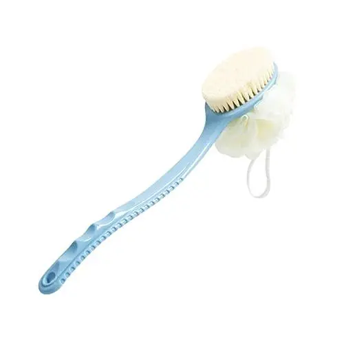 Produktbild: Healeved Badebürste Mit Langem Griff Badeschwamm Badekugel Duschkörperbürste Körperbürste Für Trockene Haut Luffa-schwamm Körperpeelingbürste Schwamm-luffa-bürste Loufas Hautbürste Blue