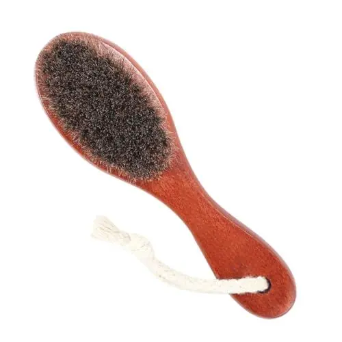 Produktbild: Healeved Bartreinigungsbürste hairbrush haarbürsten bartshampoo Bartwachs bartpflege-set Schnurrbartbürste Bartset für Männer Bürste für Bart Zubehör für die Bartpflege Bambus Brown