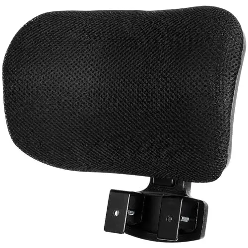 Produktbild: Healeved Ergonomisches Kopfstützenkissen Für Bürostühle Nackenstütze Für Schreibtischstühle Höhenverstellbare Kopfstützenbefestigung Weiche Schwammpolsterung