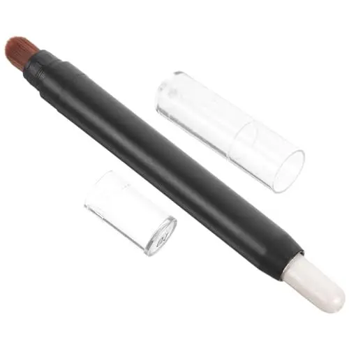 Produktbild: Healeved Doppelendiger Lidschattenstift 01 Farbe Kleine Lidschattenpinsel Lidschatten-make-up Make-up-lidschatten Auge Für Lidschatten Kleiner Lidschatten Auge Für Make-up Abs Silver