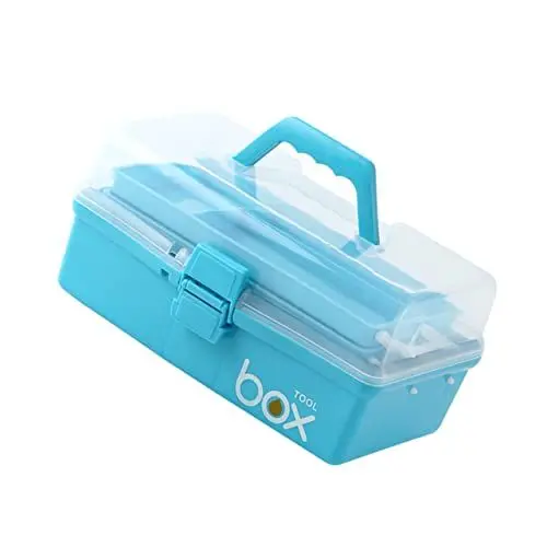 Produktbild: Healeved Kasten notfallbox koffers erste-hilfe set verbandskast mit Deckel Familiennotfall Notfallset für die Familie mit Deckel Blue