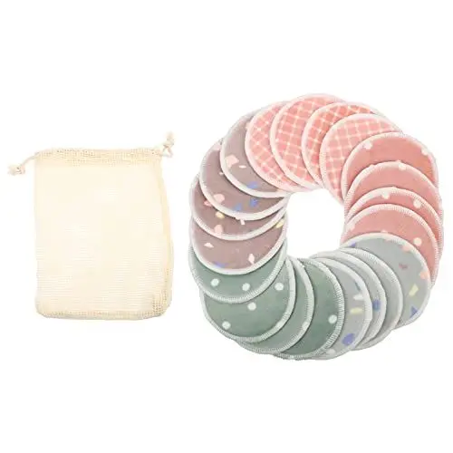 Produktbild: Healeved Make-up-entferner-pads 8 Cm Wiederverwendbare Reinigungspads 21-teiliges Set Zur Gesichtsreinigung Und Tonisierung