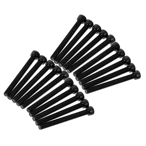 Produktbild: Healeved 50 Stück Innensechskantschrauben M5 X 50 Mm 129 Stahl Schwarzoxid Innensechskantschrauben Maschinenschrauben Holzschrauben-set