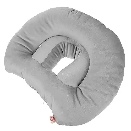 Produktbild: Healeved Tragbares Nickerchenkissen Ergonomisches Memory Foam-Kissen Für Schule Büro Und Reisen Armloch Grau
