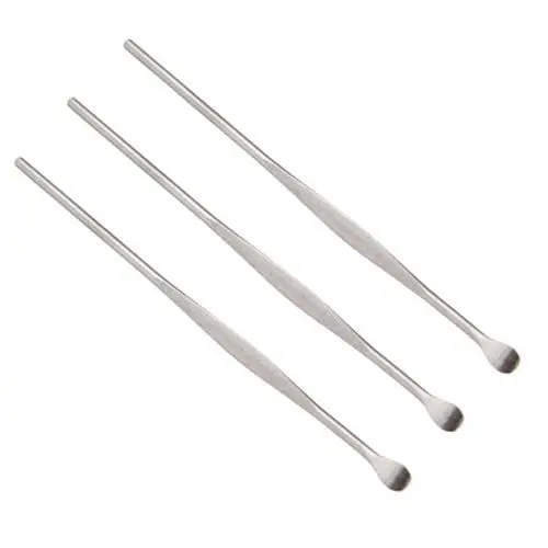Produktbild: Healeved Ohr Löffel wiederverwendbarer Ohrenreiniger Ohrenschmalzentferner Ohren sauberer Ohrkürette Schaufel Ohrenreinigungsstift ohrenstäbchen Ohrenreiniger Kit Ohrstöpsel-Werkzeug Silver
