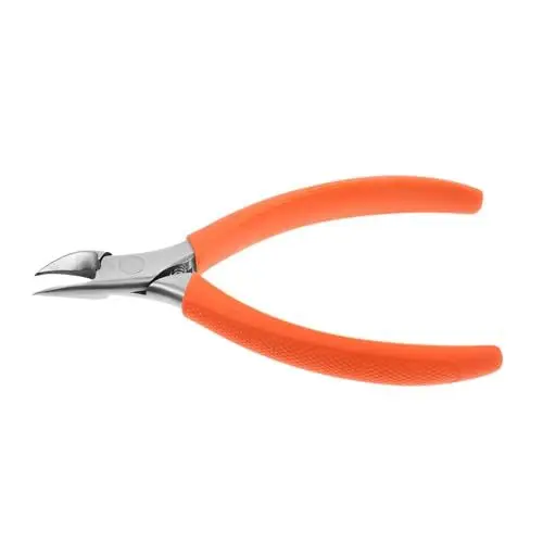 Produktbild: Healeved Silikongriff Fingernagel Zehennagelknipser Nageltrimmer Werkzeug Dicker Nagelknipser Home Pediküre Werkzeug Orange