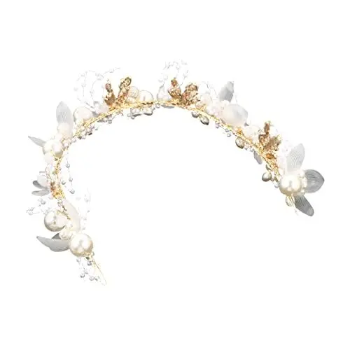 Produktbild: Healeved Luxuriöses Haarband Braut-stirnband Für Frauen Blumen-design Haar-accessoires
