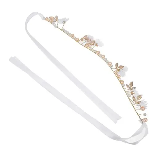 Produktbild: Healeved Braut Hochzeit Haar Rebe Elegante Kopfschmuck Strass Stirnband Modische Blume Stirnband Für Party