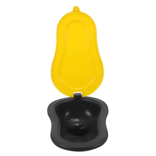 Produktbild: Healeved Tragbare Toilette Camping-Toilette Temporäre Toilette Wander-Toilette Reisesitz-Toilette Für Den Außenbereich Notfall Camping Installation Baustelle Gelb
