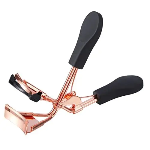 Produktbild: Healeved Makeup Beauty Tool Roségoldene Wimpernzange Mit Gummiauflage Sanft Zu Den Wimpern Wimpernzange