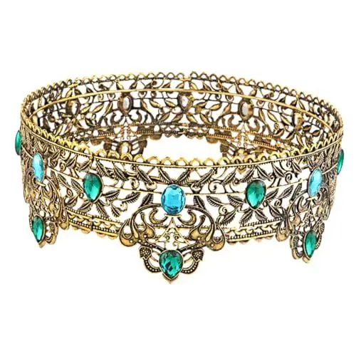 Produktbild: Healeved Herren Strass Stirnband Männliche Vintage Krone Für Erwachsene Performance Krone Diamant Bühne Und Party Kopfschmuck