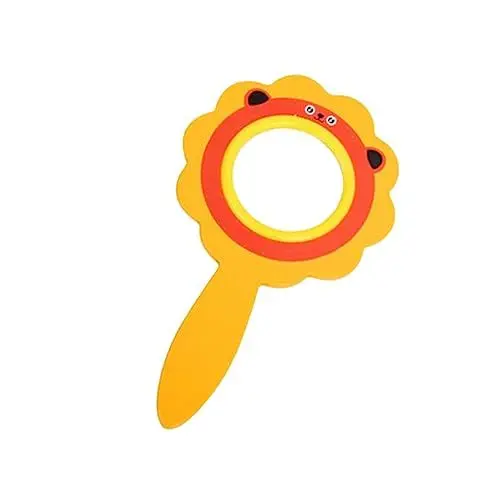 Produktbild: Healeved Vergrößerungsglas Für Junge Mädchen Tragbares Entdecker-Spielzeug Mit Griff Handmagnifier Orange Fördert Beobachtungsfähigkeiten Und Naturinteresse Für Kleine Forscher