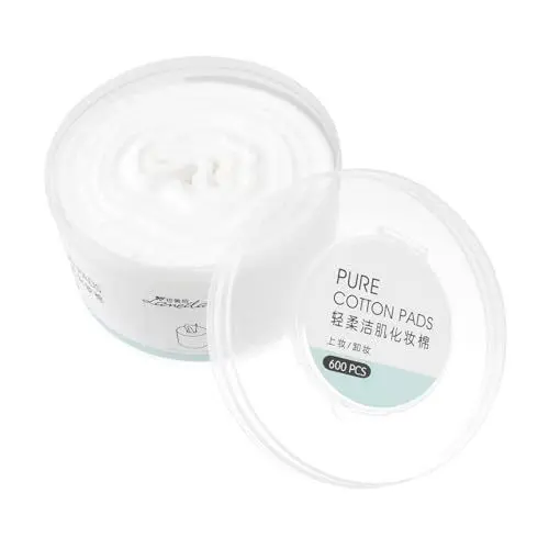 Produktbild: Healeved kosmetische Wattepads abschminken makeup remover Gesichtsreinigungstücher gesichtreinung gesicht reinigung raufaser vlies nicht gewebte Wattepads Entferner Wattepads Weiß