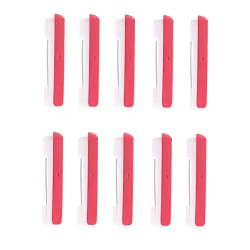 Produktbild: Healifty 100 Stück Sicherheitsnadeln mit selbstklebender Rückseite Sicherheitsnadeln DIY ID Badge Namensschilder Basteln Teile (weiß, Größe L) Size M 100PCS weiß