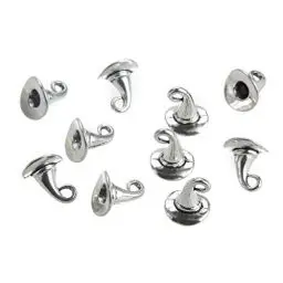 Produktbild: Healifty 20 stücke Legierung Halloween hexen Hut Charme anhänger Halloween Sammlung Handwerk