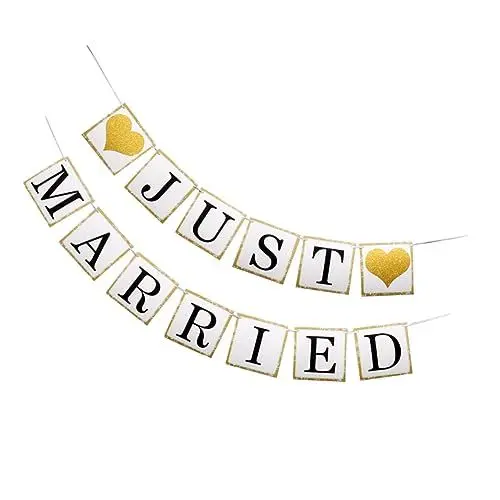 Produktbild: Healifty 2 Stück Teiliges Glitzer Love Heart Banner Hochzeitsbanner Papiergirlande für Feierlichkeiten Romantische Dekorationen und Kreative Raumgestaltung