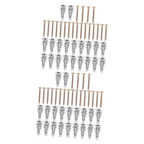 Produktbild: Healifty 40 Sets Hohlwandanker Robuste Trockenbauanker Trockenbauanker Set Hohlwandanker Gipswandanker Ankerschrauben Dübel Und Set Wandanker Für Trockenbau
