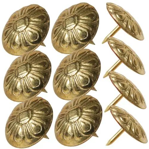 Produktbild: Healifty 50 Stück Gänseblümchen Bubble Nägel Polsternägel Für Möbel Polster Sofas Möbelnägel Dekorative Nägel Dekorative Nagelköpfe Nägel Dekoration Teppichnägel Metallnägel