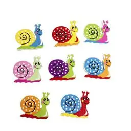Produktbild: Healifty 50pcs Holzknöpfe Kinderknöpfe DIY Nähen Scrapbooking Handwerk (Farbe sortiert)