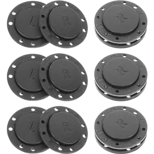 Produktbild: 6 Paar Magnetknöpfe, Magnetverschluss Tasche, Magnete Zum Einnähen, Magnet Vorhang, Magnetknopf Magnet Druckknopf für DIY Nähen Handwerk Mäntel Windbreaker Vorhang for