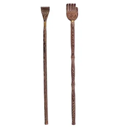 Produktbild: Healvian Rückenkratzer Handrückenkratzer Rückenkratzer Teleskop Rückenkratzer HolzHand Back Scratcher Back Scratch Stick Holz Rückenkratzer Rücken Itcher