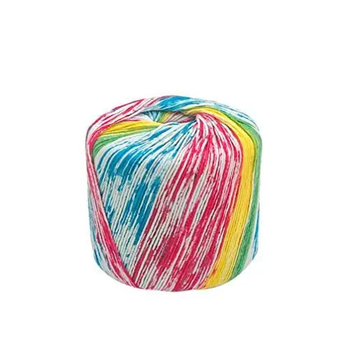 Produktbild: Healifty Sockenwolle Strickwolle 133M H?kelgarn Strickgarn Weicher Baumwollgarn Handstrickzubeh?r für Pullover Schal Hut Schal Decke Neon Häkelgarn Crochet Yarn