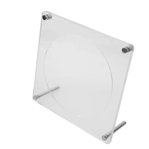 Produktbild: Healifty Transparente Cd-ständer Für Zuhause Diy Cd Präsentationsregal Tragbarer Und Eleganter Halter Für Kreative Dekoration Praktische Und Leichte Aufbewahrungslösung