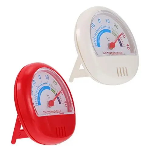 Produktbild: HEALLILY 2stücke Kunststoff Thermometer Für Kühlschrank Und Gefrierschrank Tragbares Temperaturmesswerkzeug Mit Präziser Anzeige Leicht Und Kompakt
