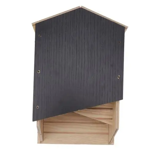 Produktbild: Health Gear Fledermaus-Haus-Set, Doppelkammer, Holz, Wasserdicht, Winddicht, Zwei Räume, Extra Große Fledermausbox, Unterschlupf für Draußen, Garten, Terrasse, Hof, Häuser,